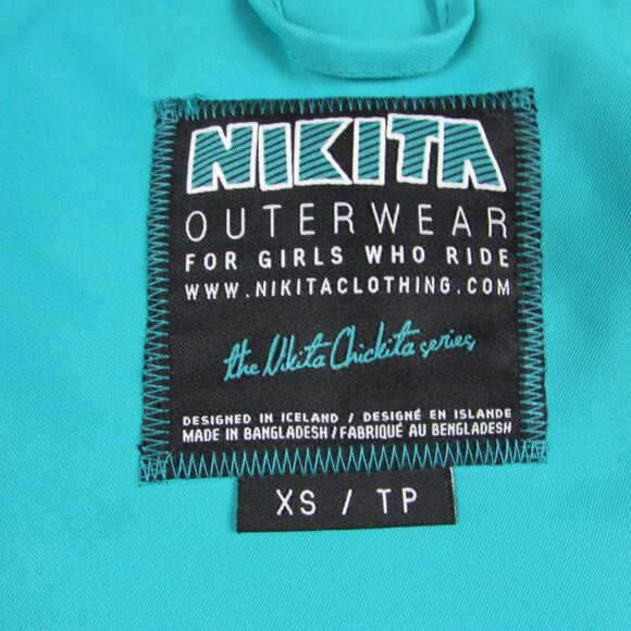 Perfect Nikita Outerwear Full Zip Hooded Ski Snowboard Jacket Diptail womens XS - Picture 4 of 12